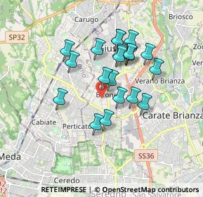 Mappa Via Francesco Petrarca, 20034 Giussano MB, Italia (1.4575)