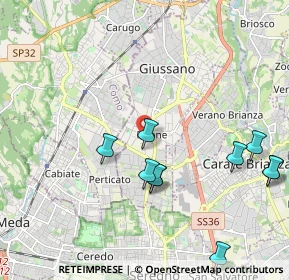 Mappa Via Francesco Petrarca, 20034 Giussano MB, Italia (2.74769)