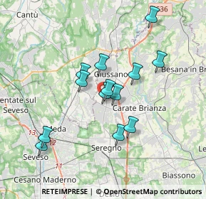 Mappa Via Francesco Petrarca, 20034 Giussano MB, Italia (3.06077)