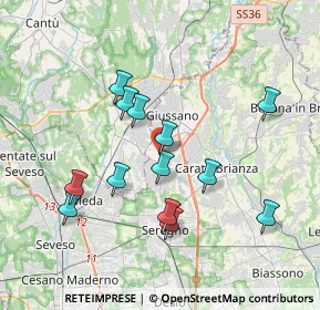 Mappa Via Francesco Petrarca, 20034 Giussano MB, Italia (3.47154)