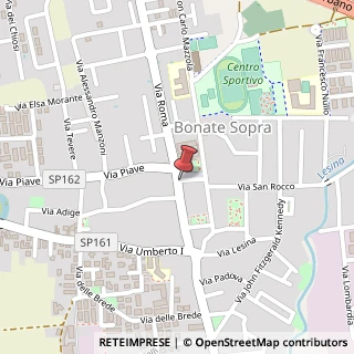 Mappa Piazza Vittorio Emanuele II, 20A, 24040 Bonate Sopra, Bergamo (Lombardia)
