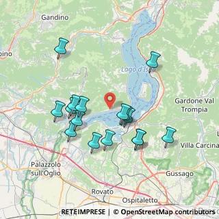 Mappa Via Cantiere, 24060 Predore BG, Italia (6.9225)