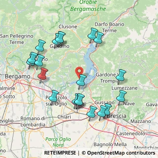 Mappa Via Cantiere, 24060 Predore BG, Italia (16.9775)