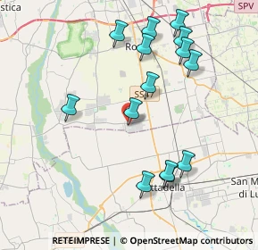 Mappa Via 25 Aprile, 36056 Tezze sul Brenta VI, Italia (4.065)