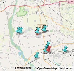 Mappa Via 25 Aprile, 36056 Tezze sul Brenta VI, Italia (3.28273)