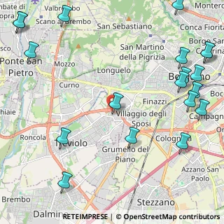 Mappa Circonvallazione Leuceriano, 24048 Treviolo BG, Italia (3.20368)