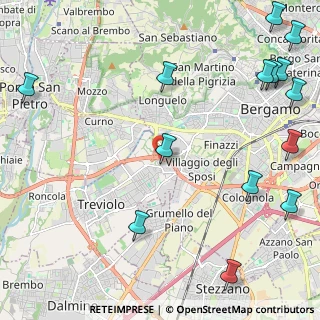 Mappa Circonvallazione Leuceriano, 24048 Treviolo BG, Italia (3.19143)