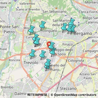 Mappa Circonvallazione Leuceriano, 24048 Treviolo BG, Italia (1.61067)