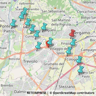Mappa Circonvallazione Leuceriano, 24048 Treviolo BG, Italia (2.28071)