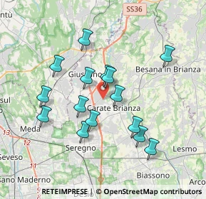 Mappa Via Ugo Foscolo, 20843 Verano Brianza MB, Italia (3.324)