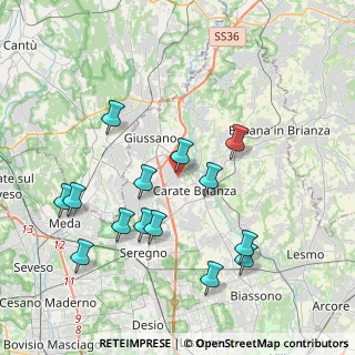 Mappa Via Ugo Foscolo, 20843 Verano Brianza MB, Italia (4.09)