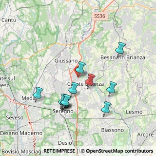 Mappa Via Ugo Foscolo, 20843 Verano Brianza MB, Italia (3.59417)