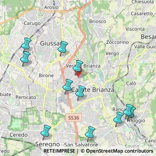 Mappa Via Ugo Foscolo, 20843 Verano Brianza MB, Italia (2.59)