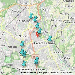 Mappa Via Ugo Foscolo, 20843 Verano Brianza MB, Italia (2.23)
