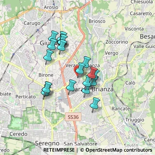 Mappa Via Ugo Foscolo, 20843 Verano Brianza MB, Italia (1.502)