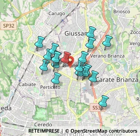 Mappa Birone, 20833 Giussano MB, Italia (1.27684)