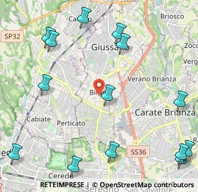 Mappa Birone, 20833 Giussano MB, Italia (2.90714)
