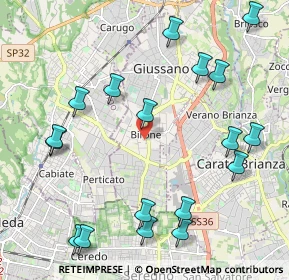 Mappa Birone, 20833 Giussano MB, Italia (2.50333)