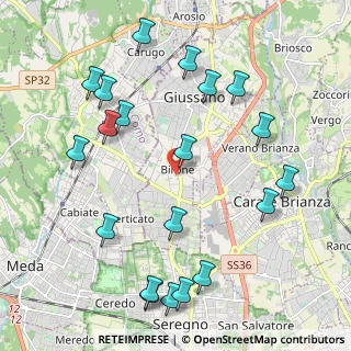 Mappa Birone, 20833 Giussano MB, Italia (2.441)