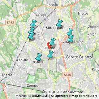 Mappa Birone, 20833 Giussano MB, Italia (1.6725)