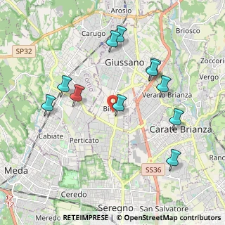 Mappa Birone, 20833 Giussano MB, Italia (2.00818)