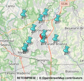 Mappa Birone, 20833 Giussano MB, Italia (3.20917)