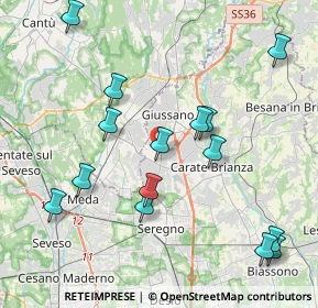 Mappa Birone, 20833 Giussano MB, Italia (4.44467)