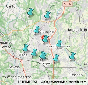 Mappa Birone, 20833 Giussano MB, Italia (3.46545)