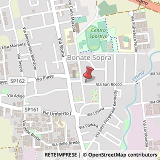 Mappa Via S. Rocco, 3, 24040 Bonate Sopra, Bergamo (Lombardia)