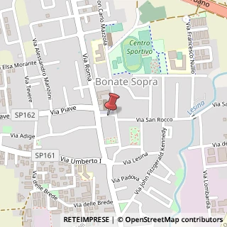 Mappa Piazza Vittorio Emanuele II, 17, 24040 Bonate Sopra, Bergamo (Lombardia)