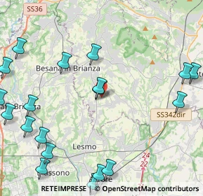 Mappa Frazione verdura, 23880 Casatenovo LC, Italia (5.891)