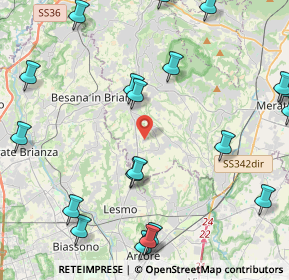 Mappa Frazione verdura, 23880 Casatenovo LC, Italia (5.653)