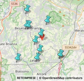 Mappa Frazione verdura, 23880 Casatenovo LC, Italia (3.65909)