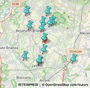 Mappa Frazione verdura, 23880 Casatenovo LC, Italia (3.52308)