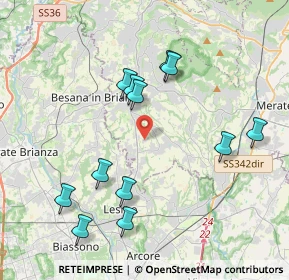 Mappa Frazione verdura, 23880 Casatenovo LC, Italia (4.01667)
