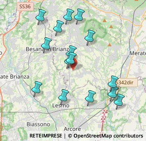 Mappa Frazione verdura, 23880 Casatenovo LC, Italia (3.84)