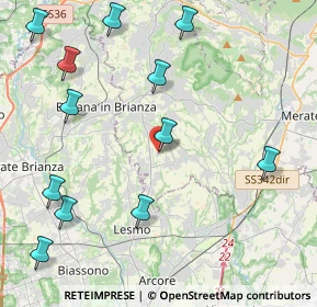 Mappa Frazione verdura, 23880 Casatenovo LC, Italia (5.24333)