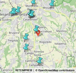 Mappa Frazione verdura, 23880 Casatenovo LC, Italia (2.40385)