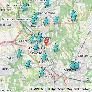 Mappa Via Monte Berico, 20823 Lentate sul Seveso MB, Italia (2.422)