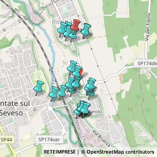 Mappa Via Monte Berico, 20823 Lentate sul Seveso MB, Italia (0.41852)