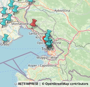 Mappa Via Aurelio Nicolodi, 34136 Trieste TS, Italia (20.53133)