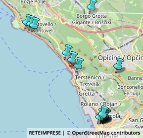 Mappa Via Aurelio Nicolodi, 34136 Trieste TS, Italia (2.7595)