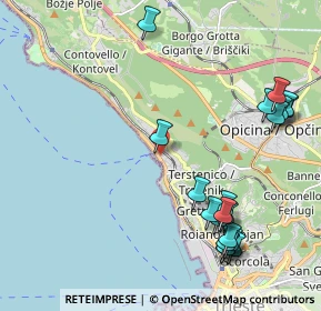 Mappa Via Aurelio Nicolodi, 34136 Trieste TS, Italia (2.5315)