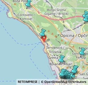 Mappa Via Aurelio Nicolodi, 34136 Trieste TS, Italia (3.566)