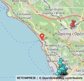 Mappa Via Aurelio Nicolodi, 34136 Trieste TS, Italia (3.6865)
