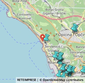 Mappa Via Aurelio Nicolodi, 34136 Trieste TS, Italia (3.16474)