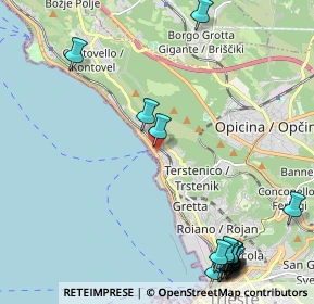 Mappa Via Aurelio Nicolodi, 34136 Trieste TS, Italia (3.124)