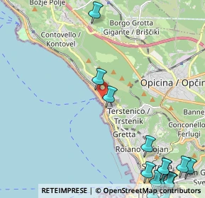 Mappa Via Aurelio Nicolodi, 34136 Trieste TS, Italia (3.55625)