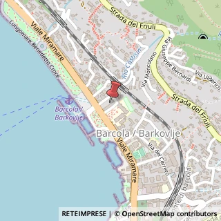 Mappa Via Aurelio Nicolodi, 1, 34136 Trieste, Trieste (Friuli-Venezia Giulia)
