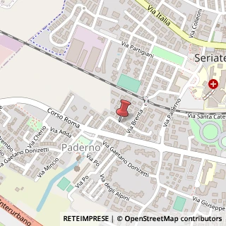 Mappa Via tagliamento 24/e, 24068 Seriate, Bergamo (Lombardia)